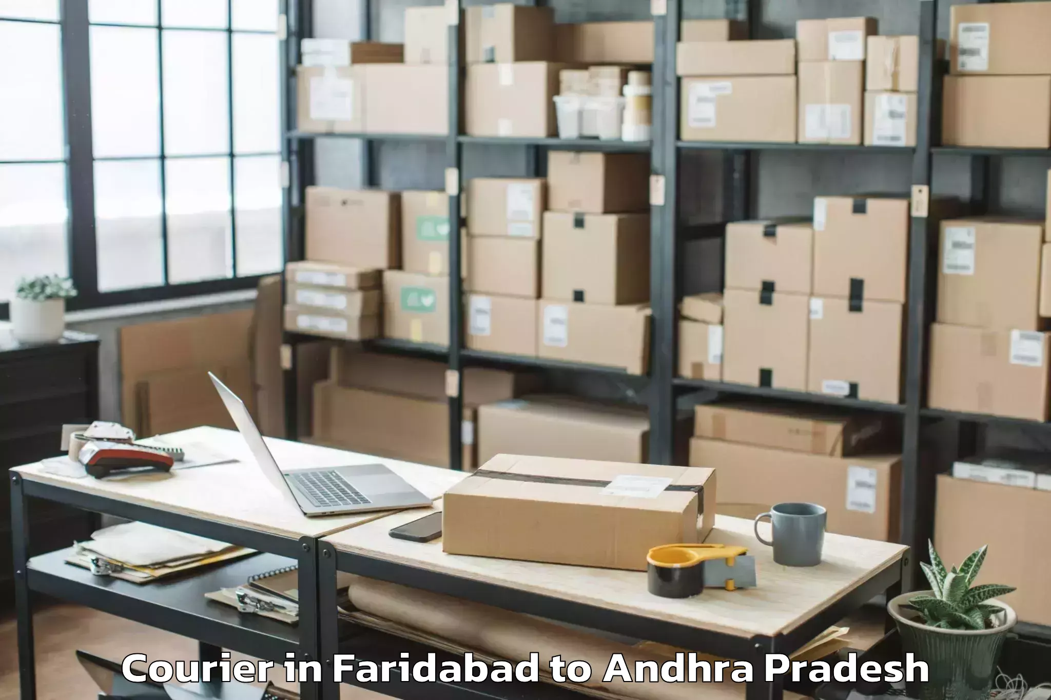 Top Faridabad to Uravakonda Courier Available